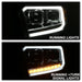 Spyder Auto 9043048 DRL LED Light Bar Projector Headlights; Chrome; - Truck Part Superstore