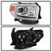Spyder Auto 9043048 DRL LED Light Bar Projector Headlights; Chrome; - Truck Part Superstore