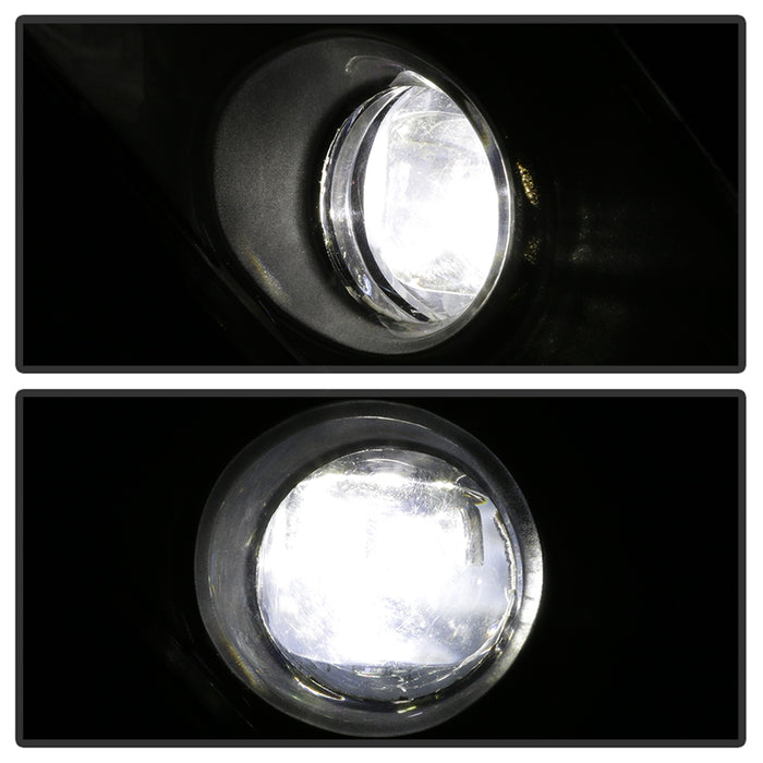 Spyder Auto 9043208 LED Fog Lights; w/Switch; Clear; - Truck Part Superstore