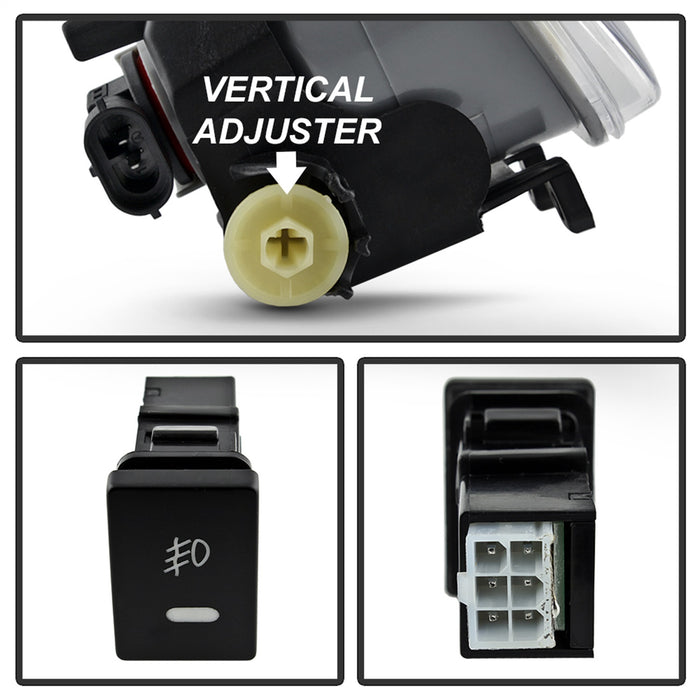 Spyder Auto 9043314 OEM Fog Lights; w/Switch And Cover; Clear; - Truck Part Superstore