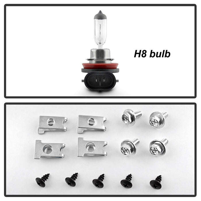 Spyder Auto 9044250 OEM Fog Lights; w/OEM Switch; Clear; - Truck Part Superstore