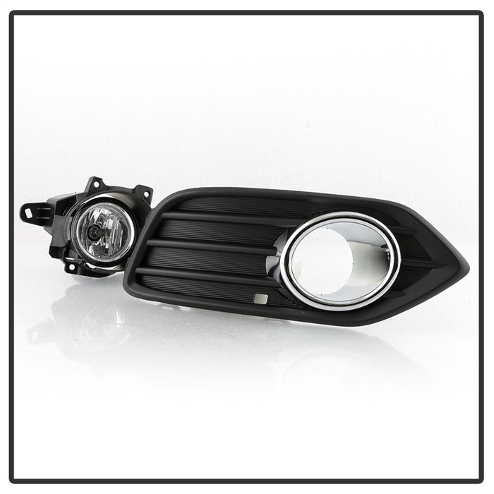 Spyder Auto 9044267 OEM Fog Lights; w/OEM Switch And Chrome Trim Cover; Clear; - Truck Part Superstore