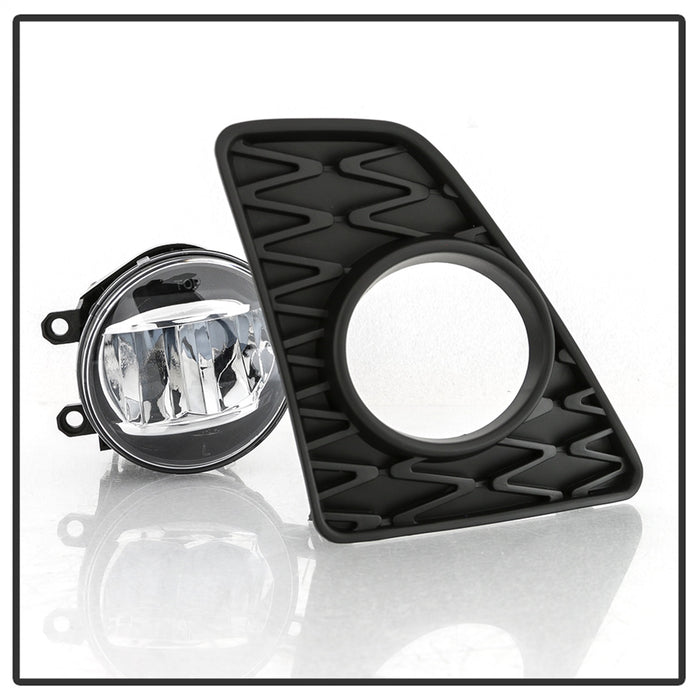 Spyder Auto 9044304 LED Fog Lights; w/OEM Switch; Clear; - Truck Part Superstore