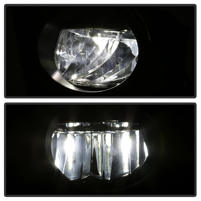Spyder Auto 9044304 LED Fog Lights; w/OEM Switch; Clear; - Truck Part Superstore