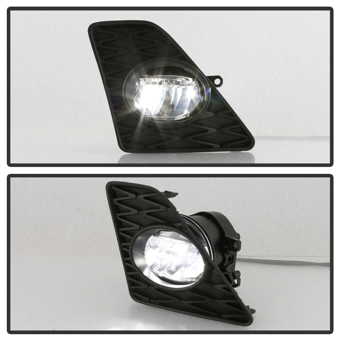 Spyder Auto 9044304 LED Fog Lights; w/OEM Switch; Clear; - Truck Part Superstore
