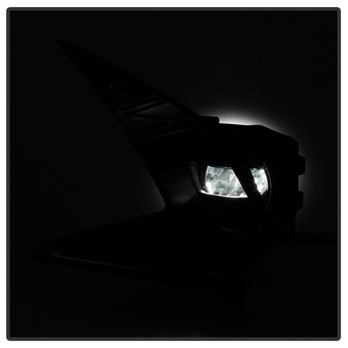 Spyder Auto 9044311 LED Fog Lights; w/OEM Switch; Clear; - Truck Part Superstore