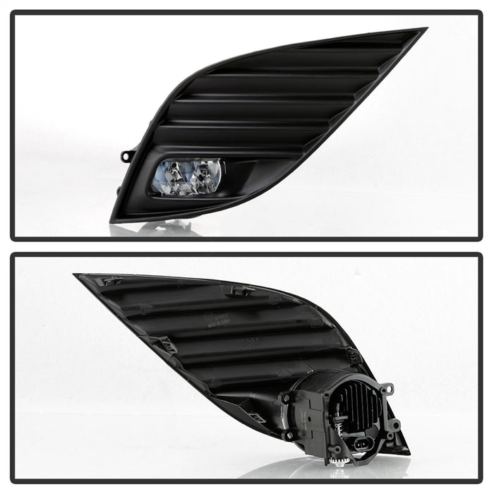 Spyder Auto 9044328 LED Fog Lights; w/OEM Switch; Clear; - Truck Part Superstore