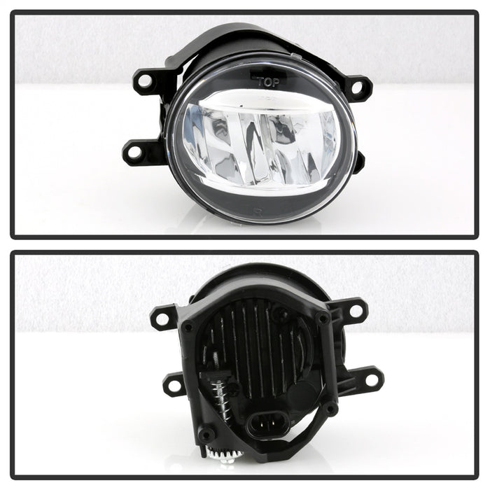 Spyder Auto 9044328 LED Fog Lights; w/OEM Switch; Clear; - Truck Part Superstore