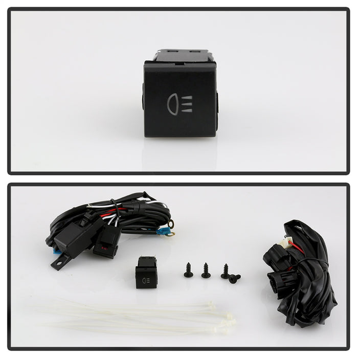 Spyder Auto 9044328 LED Fog Lights; w/OEM Switch; Clear; - Truck Part Superstore