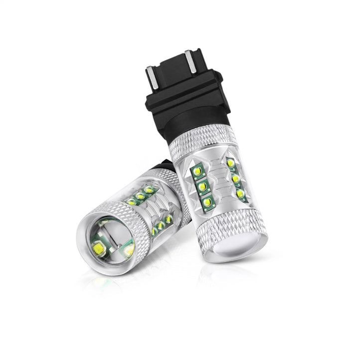 Spyder Auto 9044465 XTune CREE Chip Machine-Soldered Bulb; 16 x CREE; Pair; White 5500K; 3156/3157; - Truck Part Superstore