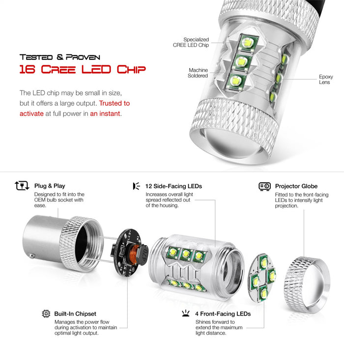 Spyder Auto 9044632 XTune LED Chip Machine-Soldered Bulb - Truck Part Superstore