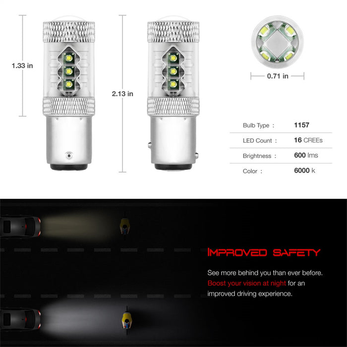 Spyder Auto 9044717 XTune CREE Chip Machine-Soldered Bulb - Truck Part Superstore