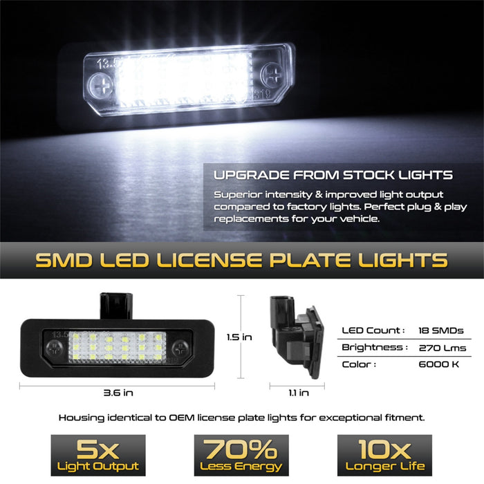Spyder Auto 9044984 XTune License Plate Bulb Assembly Replacement - Truck Part Superstore