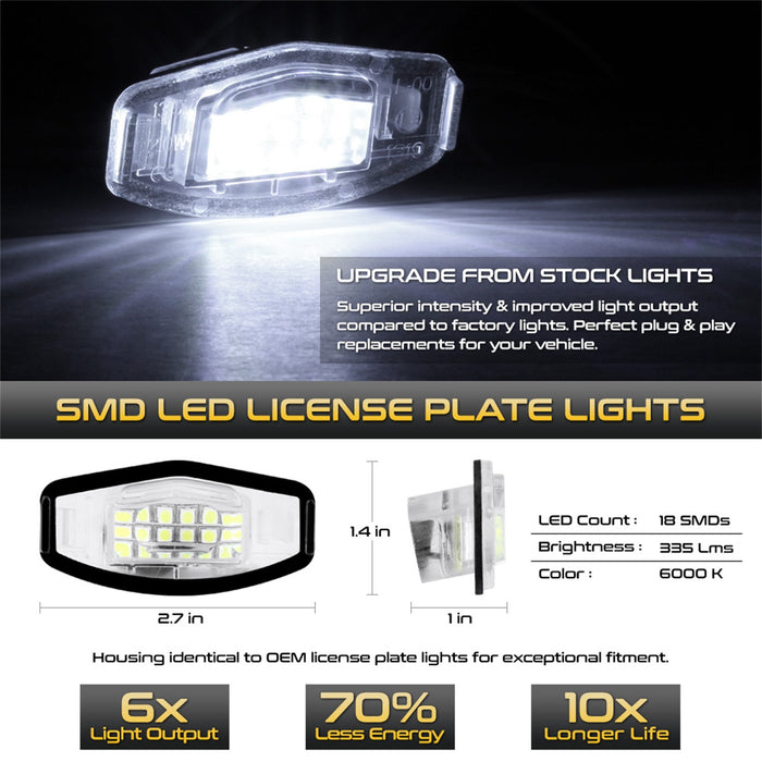Spyder Auto 9044991 XTune License Plate Bulb Assembly Replacement - Truck Part Superstore