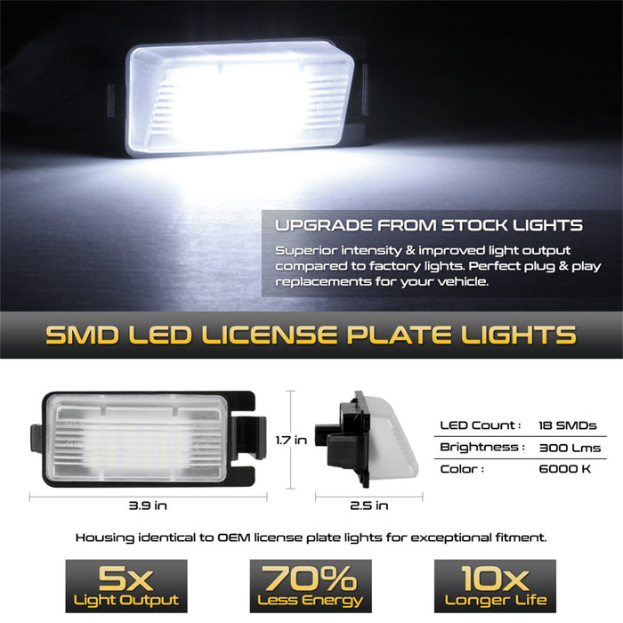 Spyder Auto 9045011 XTune License Plate Bulb Assembly Replacement - Truck Part Superstore