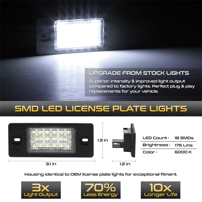 Spyder Auto 9045035 XTune License Plate Bulb Assembly Replacement - Truck Part Superstore