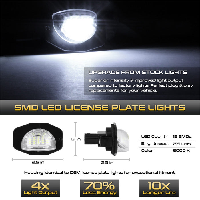 Spyder Auto 9045042 XTune License Plate Bulb Assembly Replacement - Truck Part Superstore