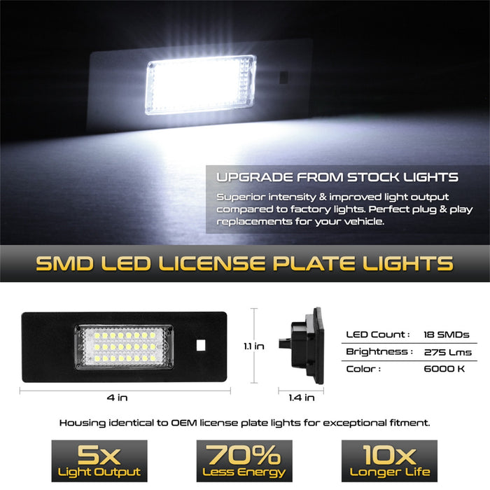 Spyder Auto 9045080 XTune License Plate Bulb Assembly Replacement - Truck Part Superstore