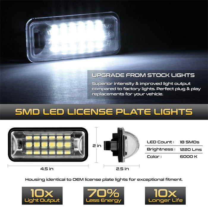 Spyder Auto 9045127 XTune License Plate Bulb Assembly Replacement - Truck Part Superstore