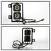 Spyder Auto 9045424 LED Fog Lights; w/Bracket And Switch; No Bulbs Needed; Clear; - Truck Part Superstore