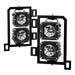 Spyder Auto 9045424 LED Fog Lights; w/Bracket And Switch; No Bulbs Needed; Clear; - Truck Part Superstore
