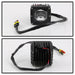 Spyder Auto 9045431 LED Fog Lights; w/Bracket And Switch; No Bulbs Needed; Clear; - Truck Part Superstore
