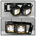Spyder Auto 9045431 LED Fog Lights; w/Bracket And Switch; No Bulbs Needed; Clear; - Truck Part Superstore