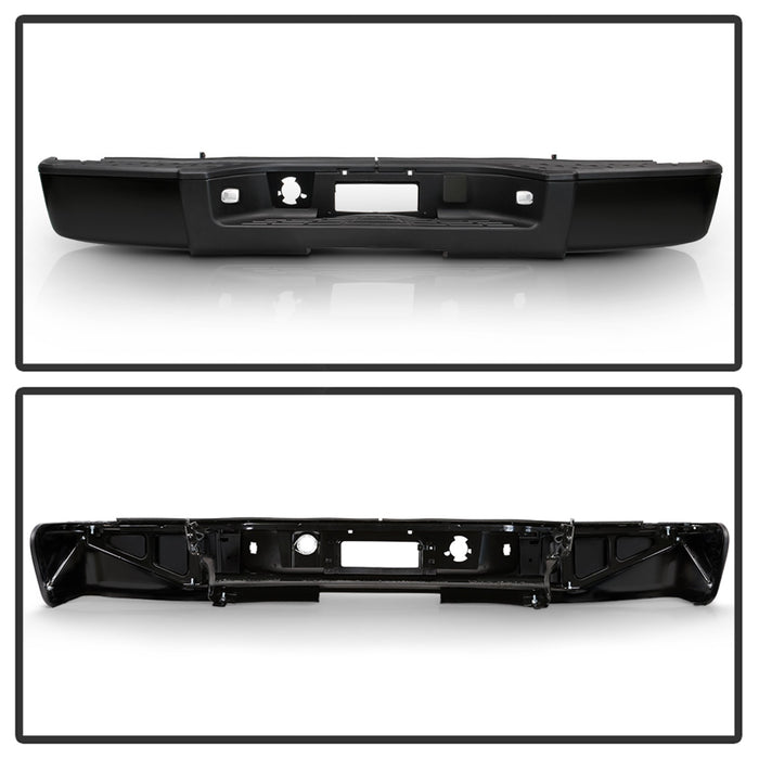 Spyder Auto 9046919 OEM Style Steel Rear Bumper - Truck Part Superstore