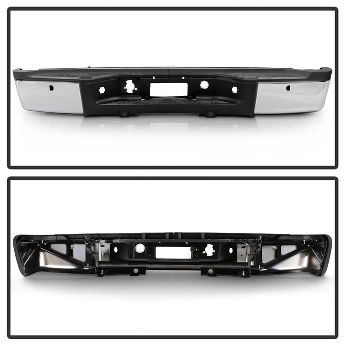 Spyder Auto 9047046 OEM Style Steel Rear Bumper - Truck Part Superstore