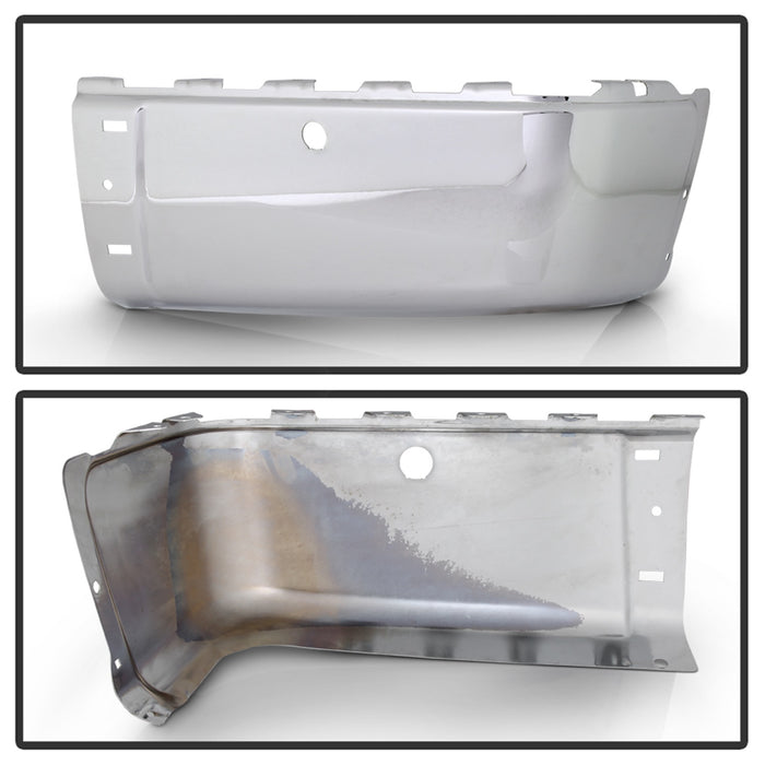 Spyder Auto 9047084 Rear Bumper Cap End; Chrome; Right; w/Sensor; OEM PN[GM1105147]; - Truck Part Superstore