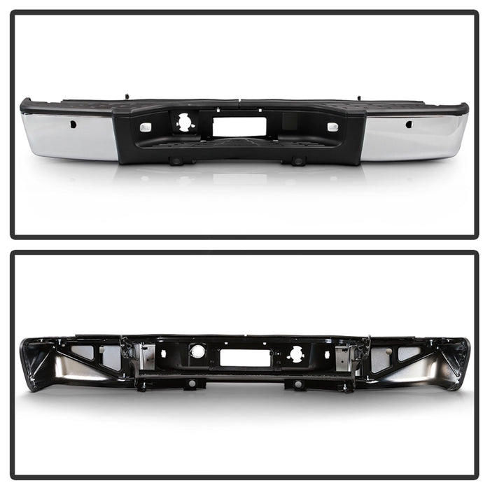 Spyder Auto 9047107 OEM Style Steel Rear Bumper - Truck Part Superstore