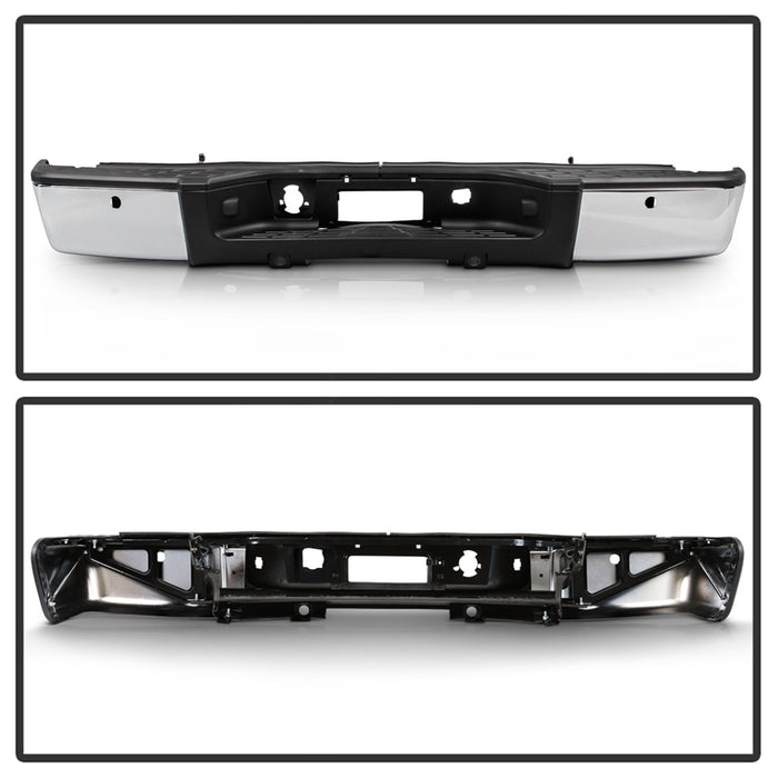 Spyder Auto 9047343 OEM Style Steel Rear Bumper - Truck Part Superstore