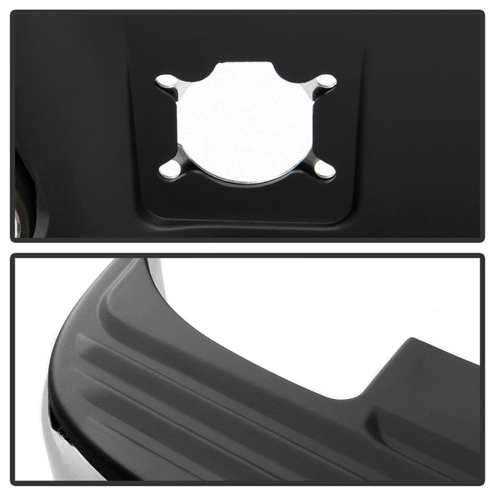 Spyder Auto 9047367 OEM Style Steel Rear Bumper; Chrome; Incl. Brackets Hardware And Step Pads; - Truck Part Superstore