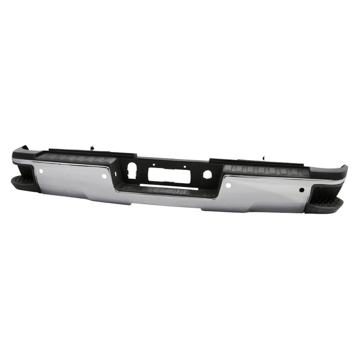 Spyder Auto 9048814 Rear Steel Bumper; Chrome; OEM PN[84077957-PFM]; - Truck Part Superstore