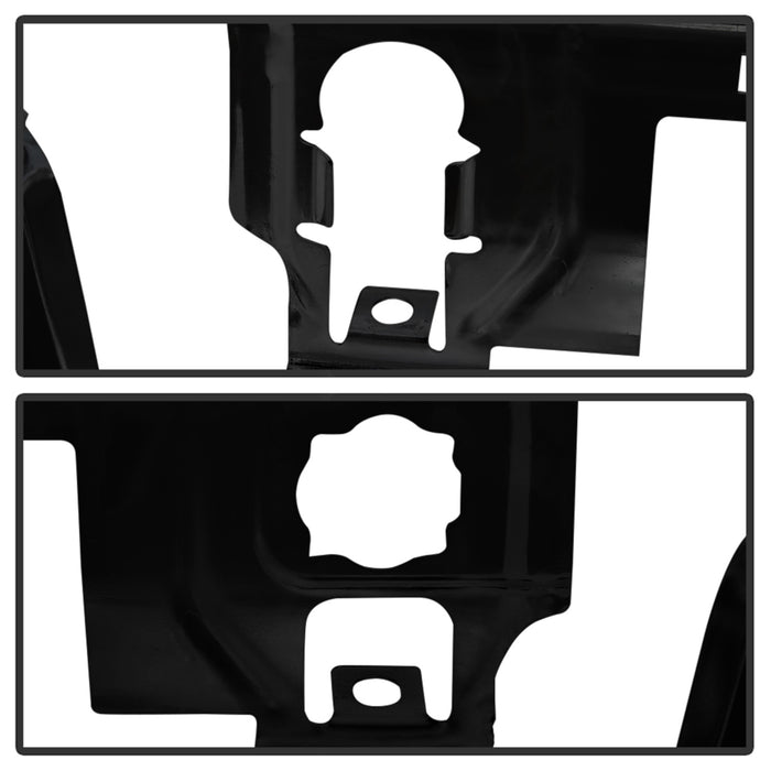 Spyder Auto 9048869 Rear Steel Bumper; Black; w/Park Assist Sensor Hole; OEM PN[23112252]; - Truck Part Superstore