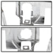 Spyder Auto 9048876 Rear Steel Bumper; Chrome; w/Park Assist Sensor Hole; OEM PN[23108141]; - Truck Part Superstore