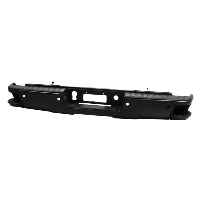 Spyder Auto 9048883 Rear Steel Bumper; Black; OEM PN[23112252-PFM]; - Truck Part Superstore