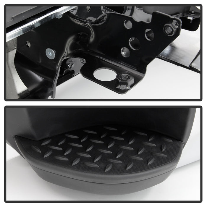 Spyder Auto 9048890 Rear Steel Bumper; Chrome; OEM PN[84077959-PFM]; - Truck Part Superstore