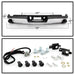 Spyder Auto 9048890 Rear Steel Bumper; Chrome; OEM PN[84077959-PFM]; - Truck Part Superstore