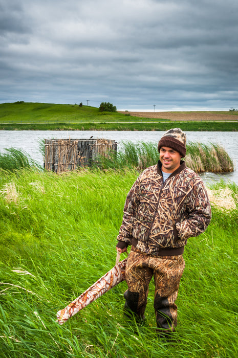 DU-HA 90520 Dri-Hide™ Shotgun Protector; Flushing Pheasants; w/o Adjustable Sling; Tan; - Truck Part Superstore
