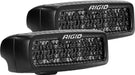 Rigid Industries 905513BLK Spot Diffused Midnight Surface Mount Pair SR-Q Pro RIGID Industries - Truck Part Superstore