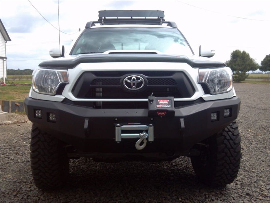 Road Armor 905R0B Stealth Winch Front Bumper; Steel; Satin Black; Square Fog Light Holes; - Truck Part Superstore
