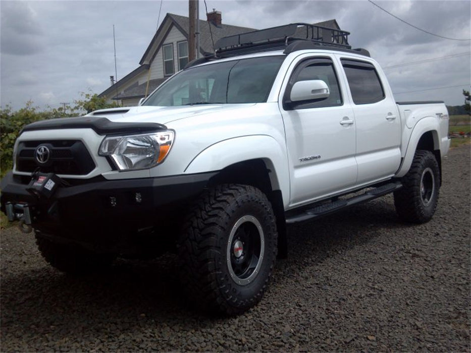 Road Armor 905R0B Stealth Winch Front Bumper; Steel; Satin Black; Square Fog Light Holes; - Truck Part Superstore