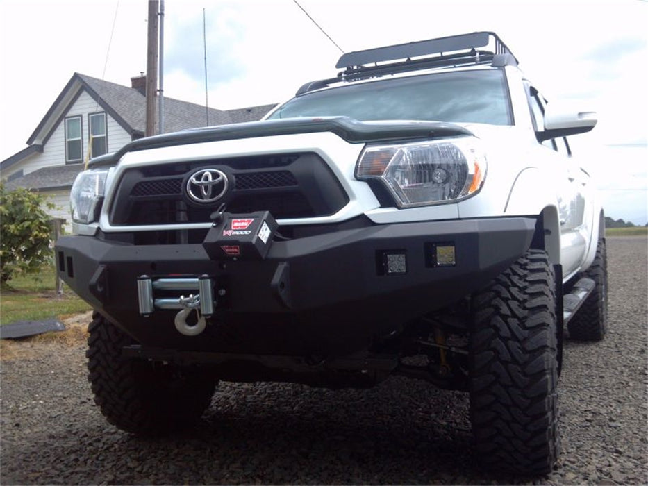 Road Armor 905R0B Stealth Winch Front Bumper; Steel; Satin Black; Square Fog Light Holes; - Truck Part Superstore