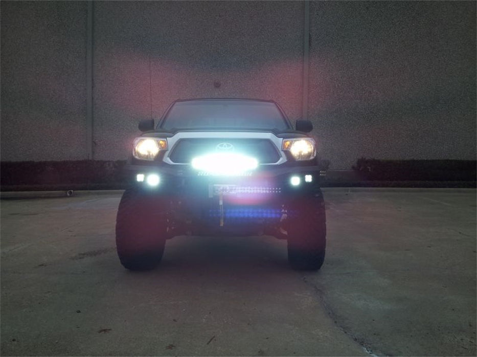 Road Armor 905R0B Stealth Winch Front Bumper; Steel; Satin Black; Square Fog Light Holes; - Truck Part Superstore