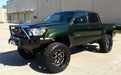 Road Armor 905R5B Stealth Winch Front Bumper; Lonestar Guard; Satin Black; Square Fog Light Holes; - Truck Part Superstore
