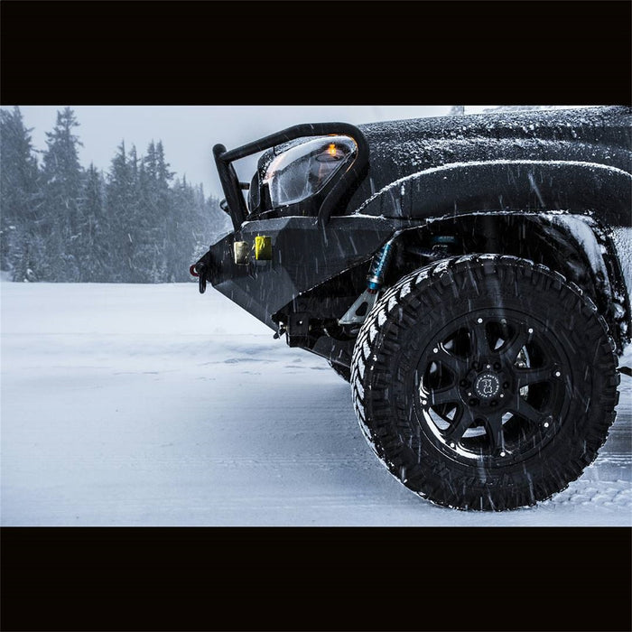 Road Armor 905R5B Stealth Winch Front Bumper; Lonestar Guard; Satin Black; Square Fog Light Holes; - Truck Part Superstore
