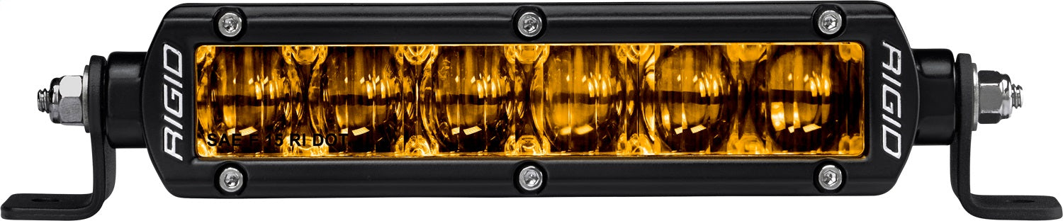 Rigid Industries 906704 SAE J583 Compliant Selective Yellow Fog Light Pair Sr-Series Pro 6 Inch Street Legal Surface Mount Rigid Industries - Truck Part Superstore
