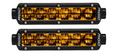 Rigid Industries 906704 SAE J583 Compliant Selective Yellow Fog Light Pair Sr-Series Pro 6 Inch Street Legal Surface Mount Rigid Industries - Truck Part Superstore