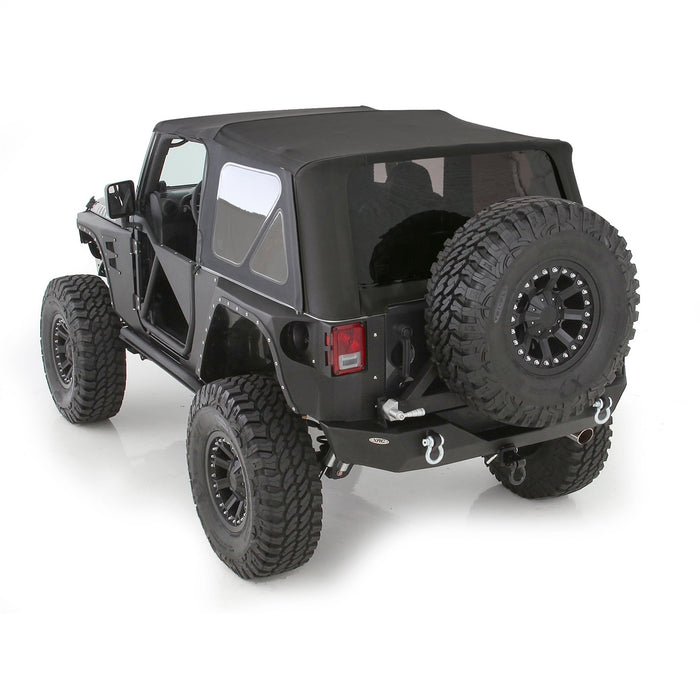 Smittybilt 9070235 Soft Top 07-09 Wrangler JK 2 DR OEM Replacement W/Tinted Windows Black Diamond Smittybilt - Truck Part Superstore